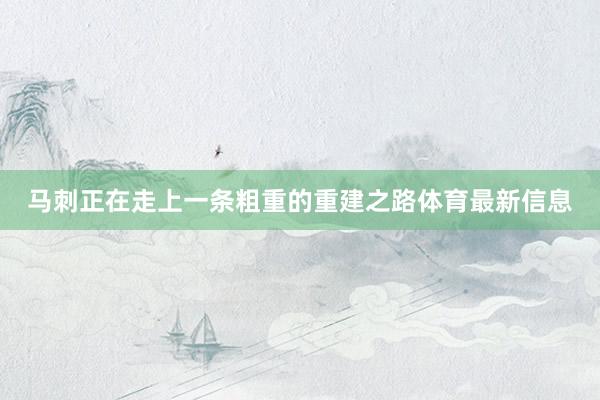 马刺正在走上一条粗重的重建之路体育最新信息