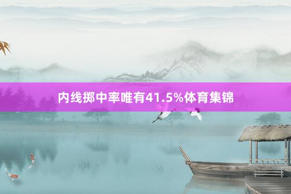 内线掷中率唯有41.5%体育集锦